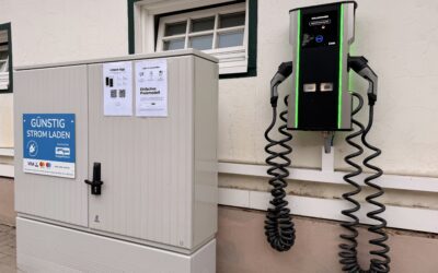 E-Ladestationen betriebsbereit